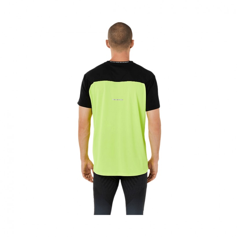 Asics Race SS TOP T-Shirt Short Sleeve Yellow Black SS22