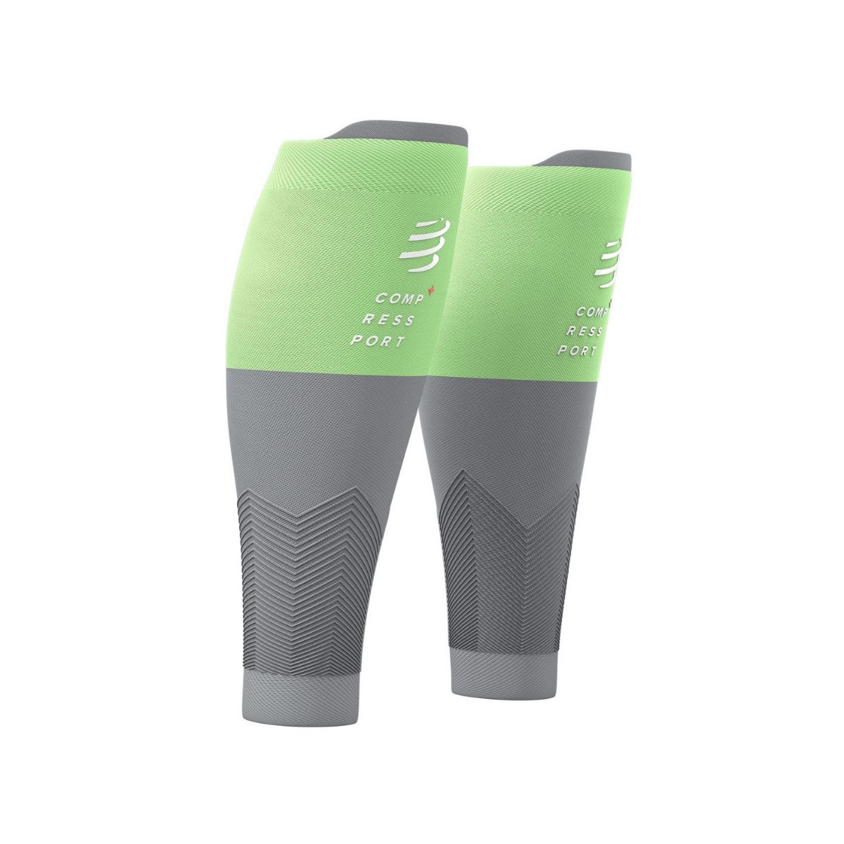 Bas de Compression Compressport R2V2 Gris Vert, Taille Taille 1