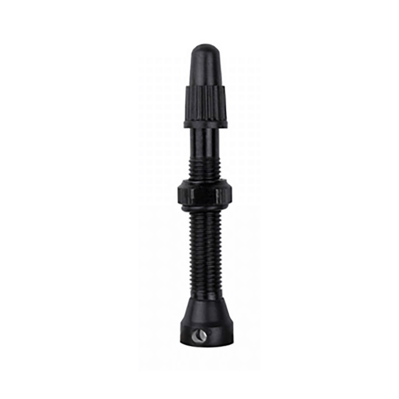 Aluminium Mousse Tubeless Ventile 44 mm Black