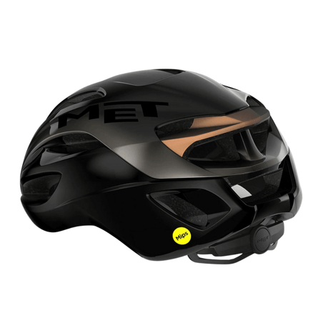Kask Met Rivale Mips Czarny Brązowy