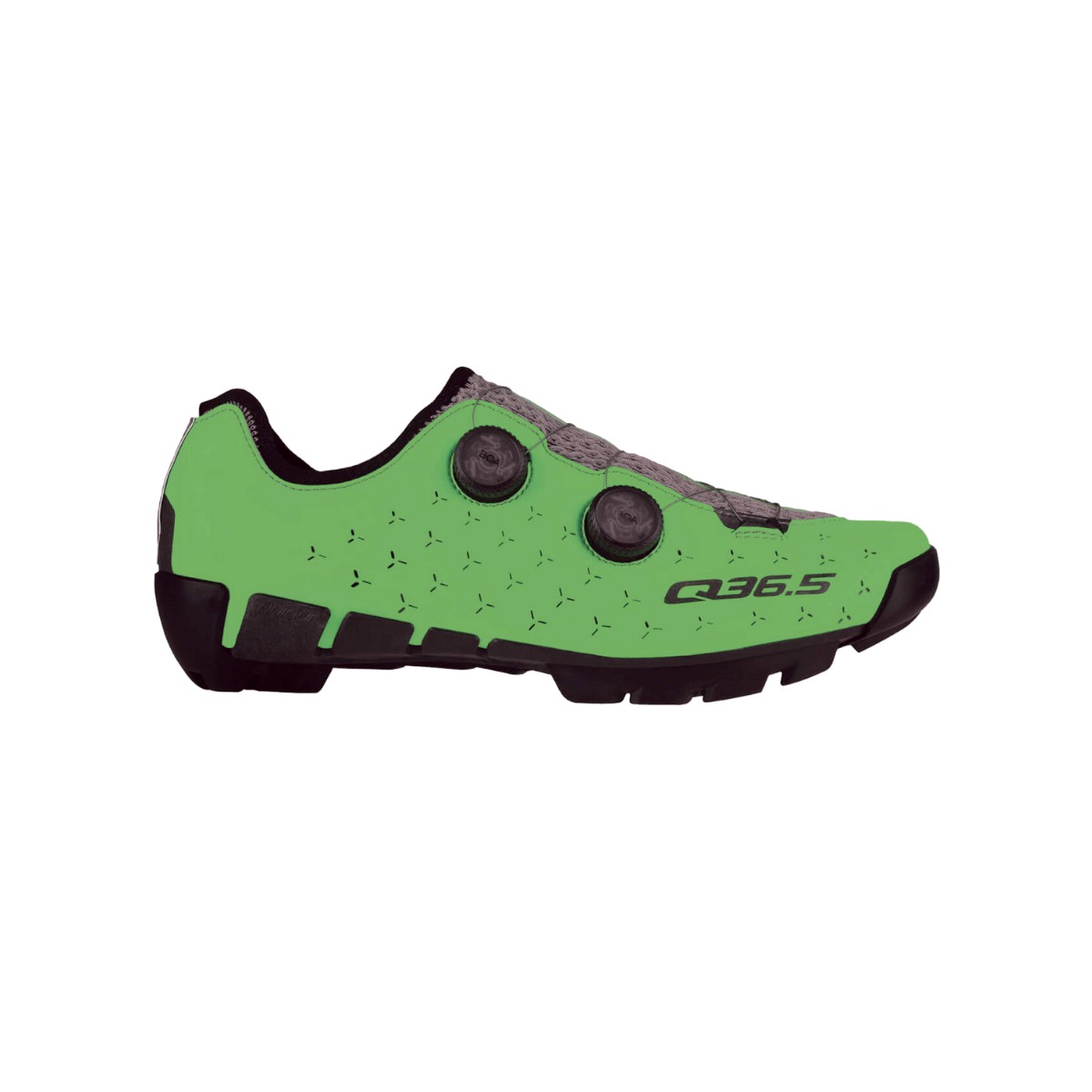 Q36.5 Unique Adventure Shoes Fluor Green, Size 42 - EUR