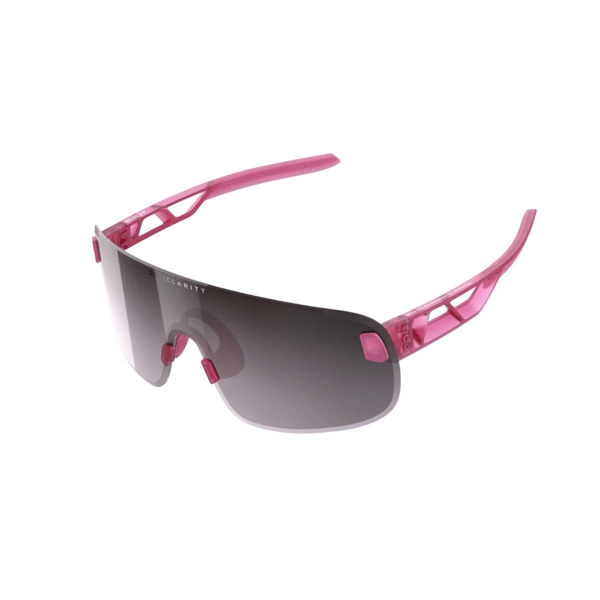 UND DAS  günstig Kaufen-POC Elicit Pinke Brille Lila Linsen. POC Elicit Pinke Brille Lila Linsen <![CDATA[Merkmale POC Elicit-Brille
 Der Elicit besticht durch seinen extrem leichten, flexiblen und langlebigen Bio-Grilamid-Rahmen aus recyceltem Material. Das gummierte Nasenpad b