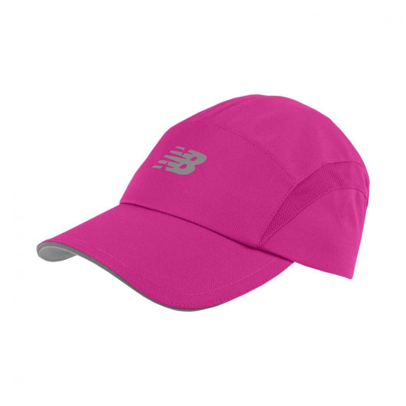 Gorra New Balance 5 Panel Performance Rosa