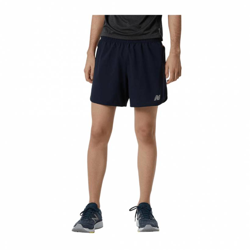 Pantaloncini New Balance Graphic Impact Run 5 Inch Nero