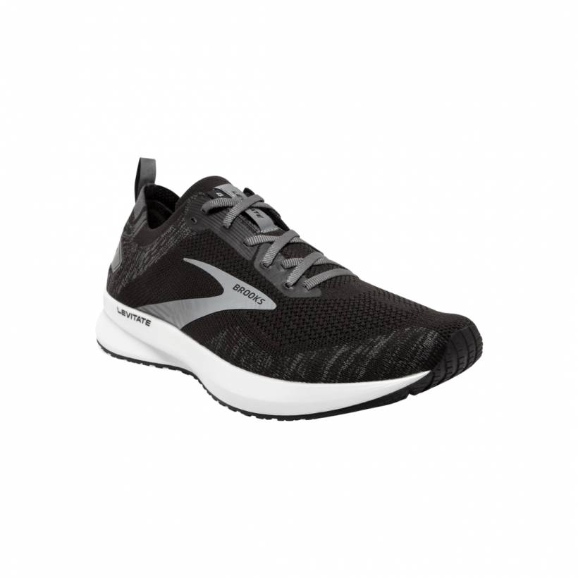 Chaussures Homme Brooks Levitate 4 Noir Gris AW20