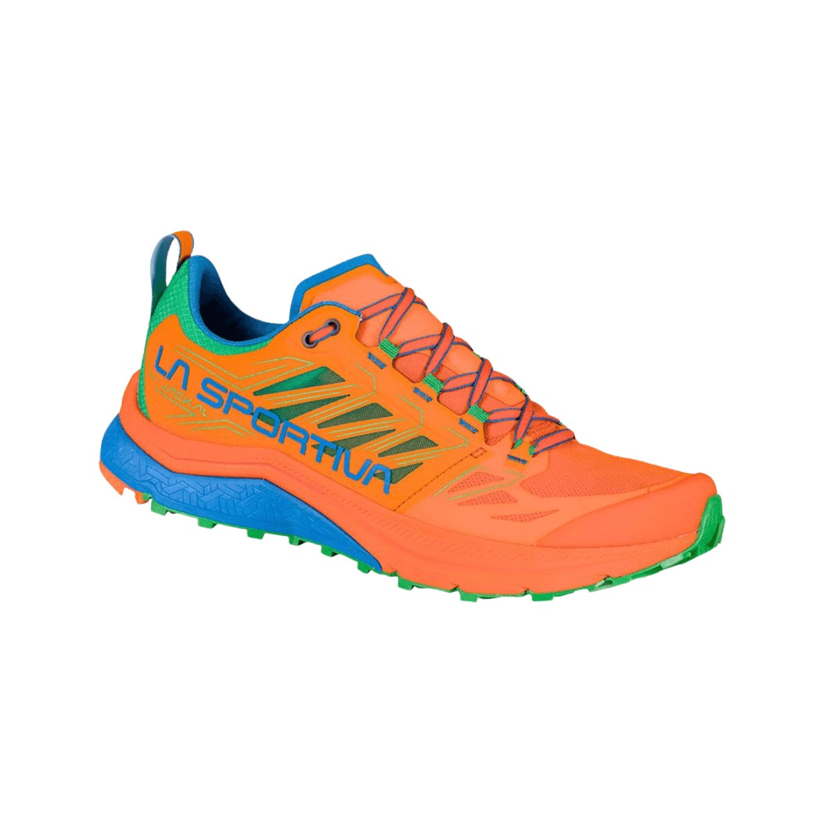 Schuhe günstig Kaufen-La Sportiva Jackal Trailrunningschuhe Orange Electric Blue, Größe 45 - EUR. La Sportiva Jackal Trailrunningschuhe Orange Electric Blue, Größe 45 - EUR <![CDATA[Hauptmerkmale La Sportiva Jackal Schuhe Orange Electric Blue Die Jackal-Sch