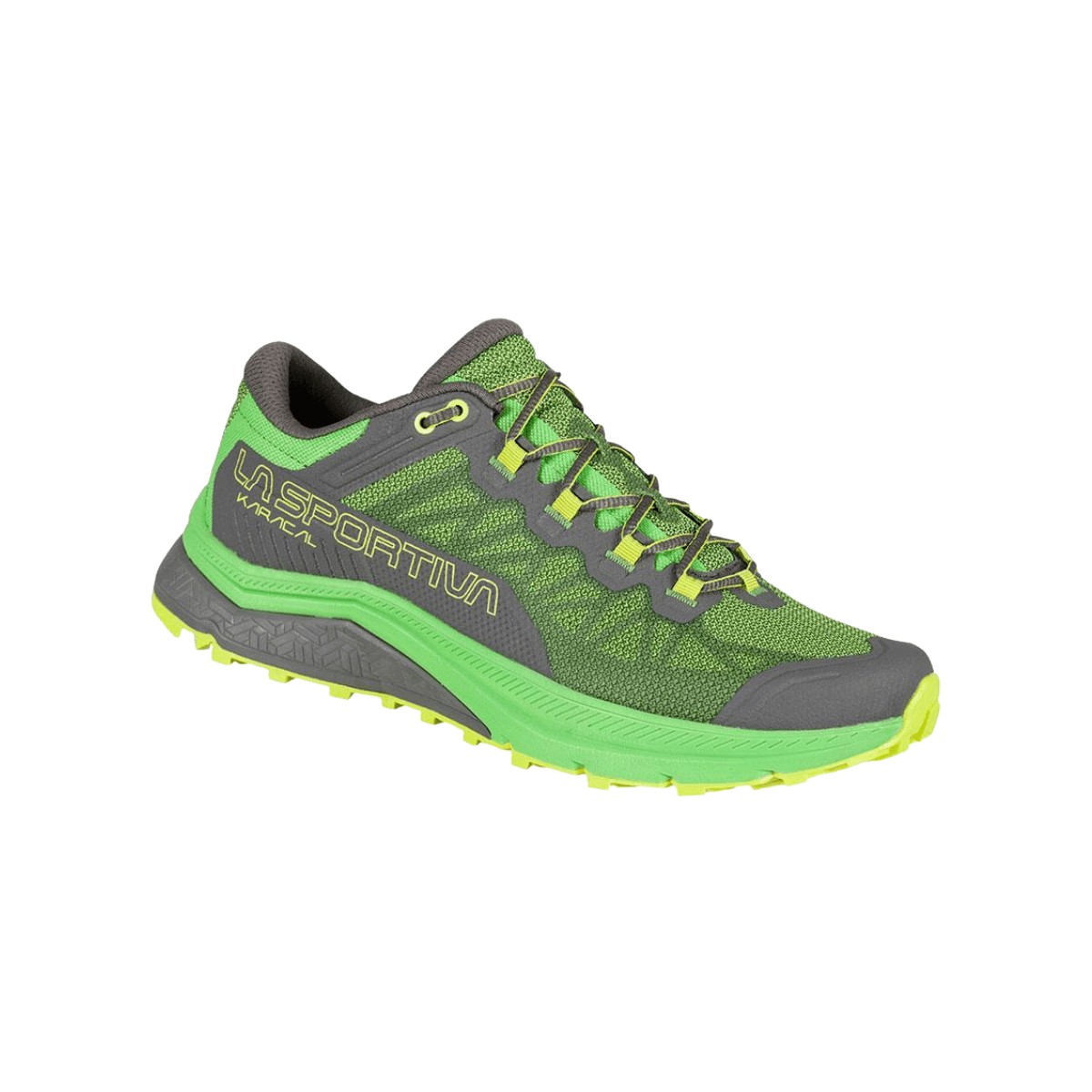 in grau günstig Kaufen-La Sportiva Karacal Trailrunningschuhe Grün Grau Gelb, Größe 46 - EUR. La Sportiva Karacal Trailrunningschuhe Grün Grau Gelb, Größe 46 - EUR <![CDATA[Hauptmerkmale La Sportiva Karacal Schuhe Grün Grau Gelb
 Die Karacal-Schuh