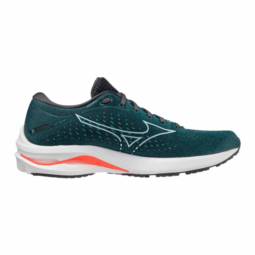 Sapatos Mizuno Wave Rider 25 Navy White SS22