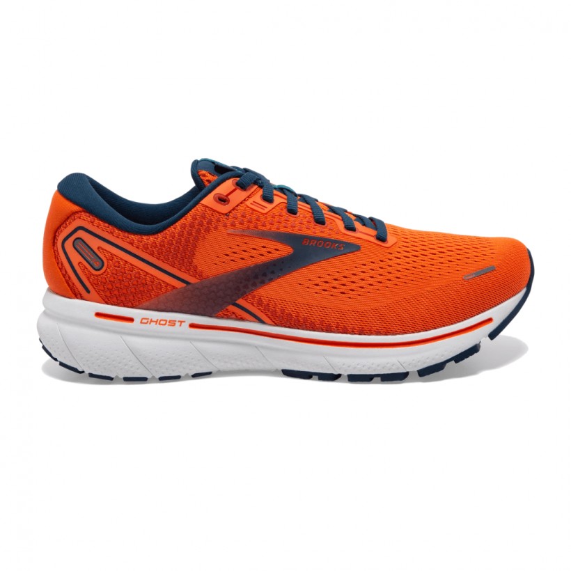Chaussures Brooks Ghost 14 Orange Bleu SS22