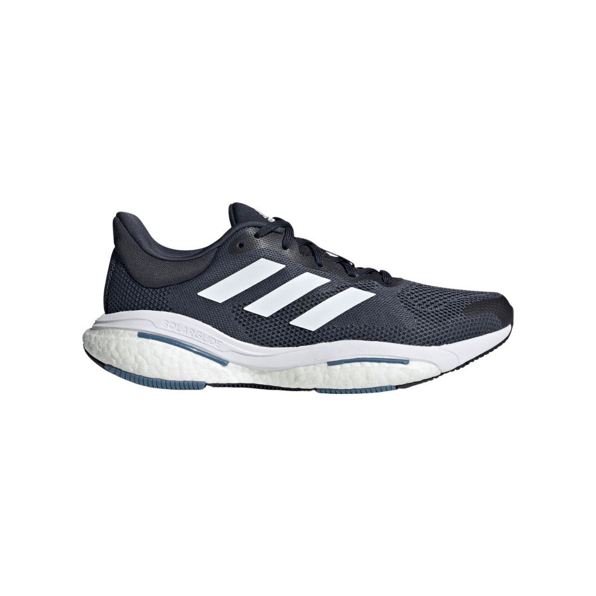 Adidas Solar Glide 5 M Shoes Navy White SS22, Size UK 8