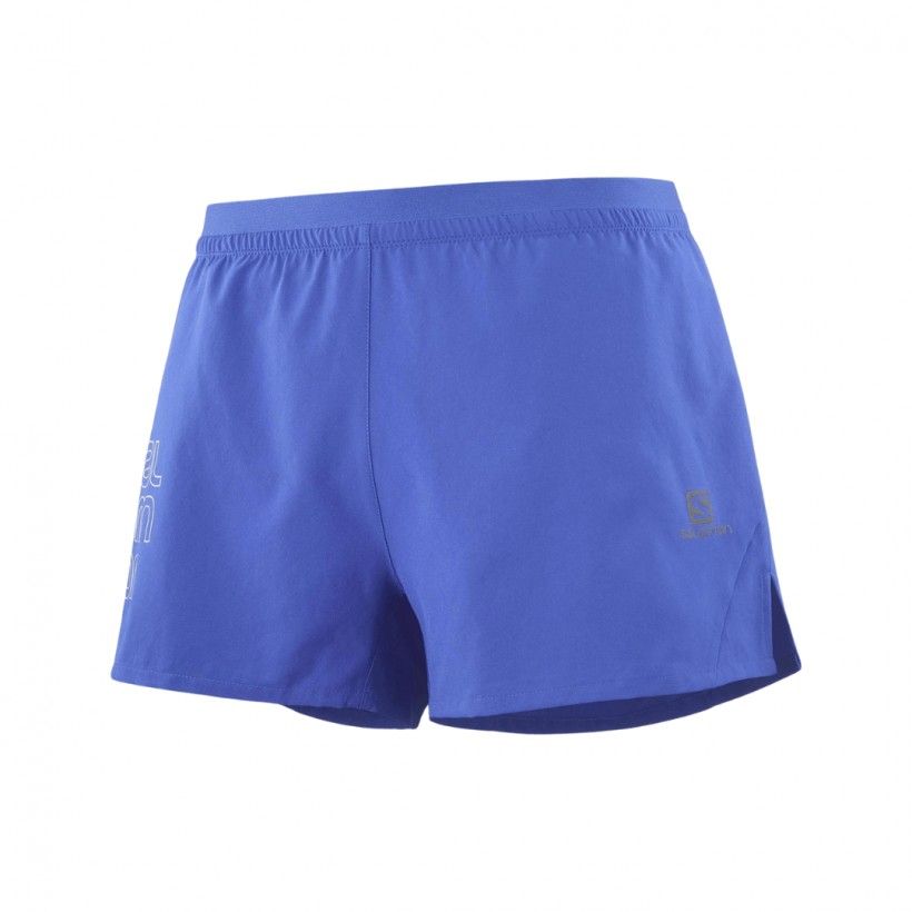 Salomon Cross 3" Shorts Blue