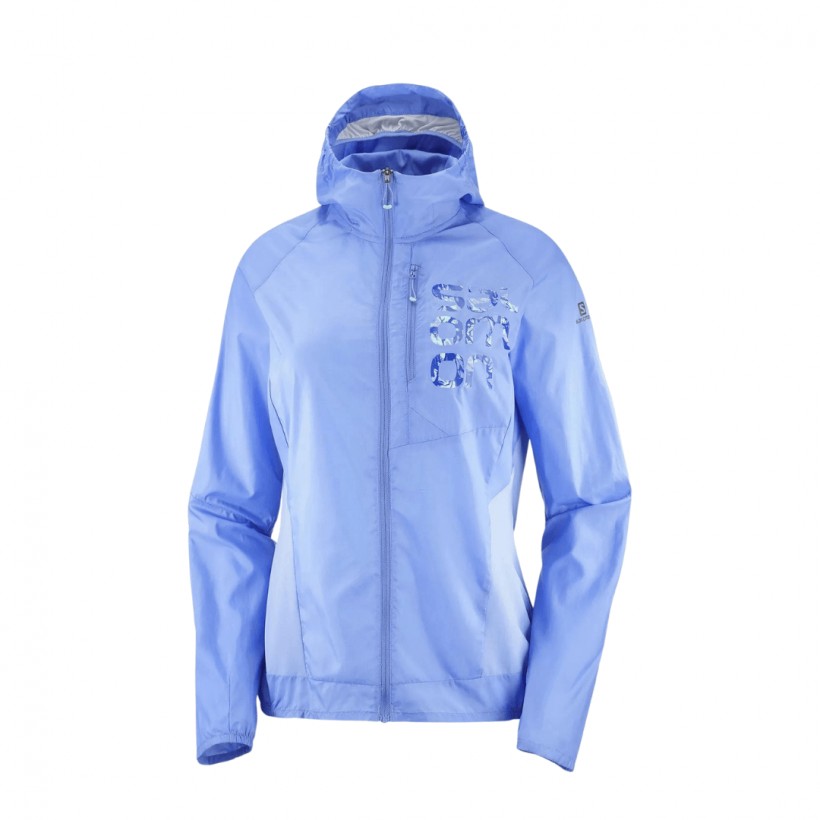 Salomon Cross Bonatti Wind Women's Jacket Blue