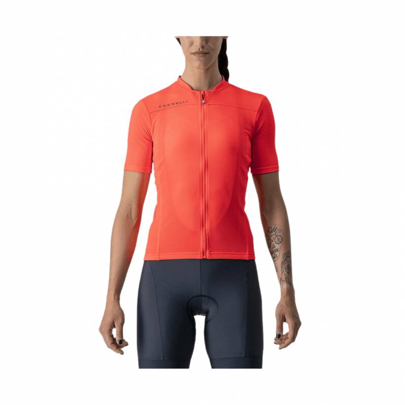 Castelli Anima 3 Orange Women's Jersey