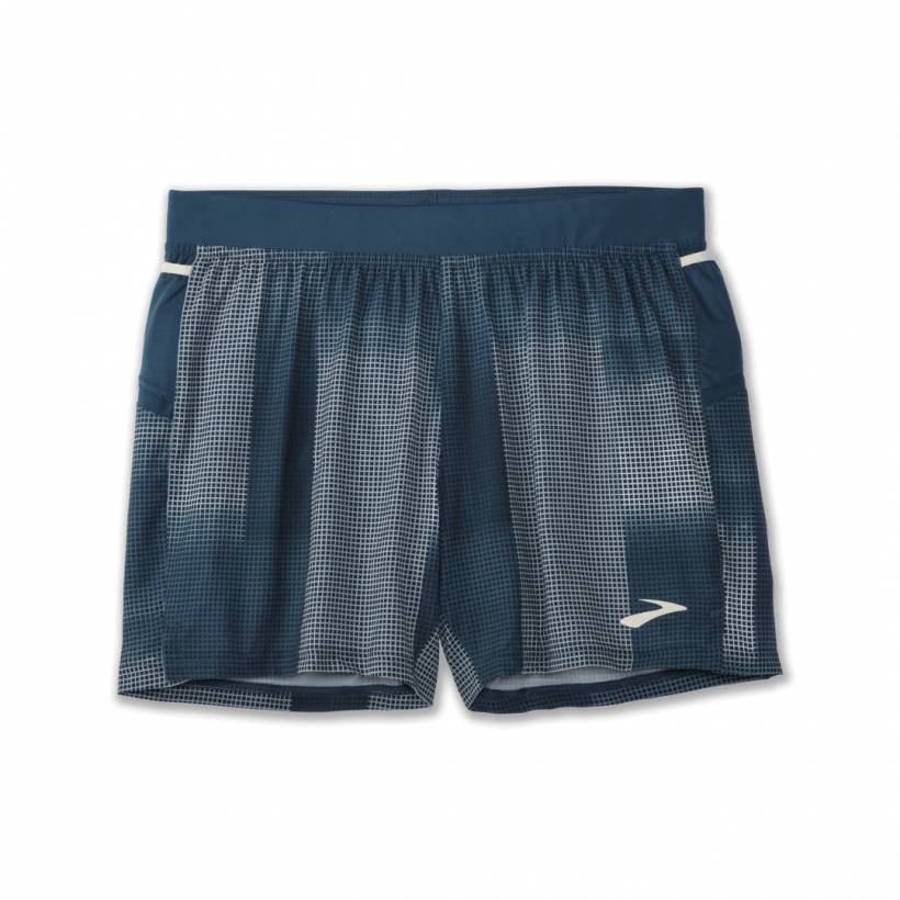 Brooks Sherpa 5" Shorts Blue White