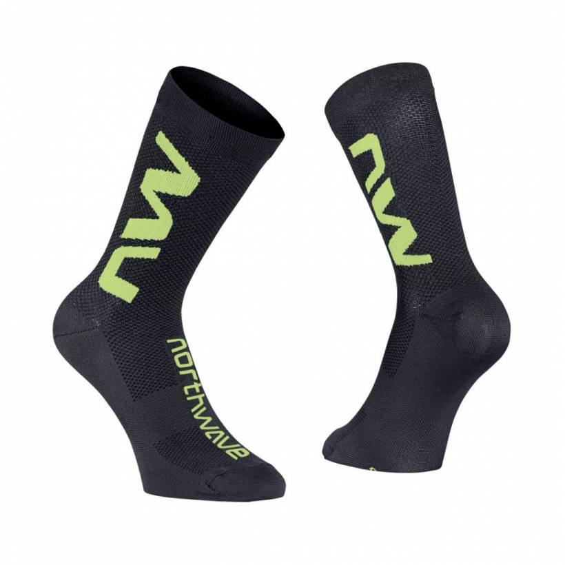 Northwave Extreme Air Socks Black Yellow