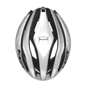 Casco MET Trenta 3K Carbon MIPS Blanco Plata Metal