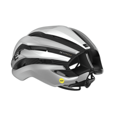 MET Trenta 3K Carbon MIPS Helm Wit Zilver Metallic 2