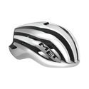 Casco MET Trenta 3K Carbon MIPS Blanco Plata Metal