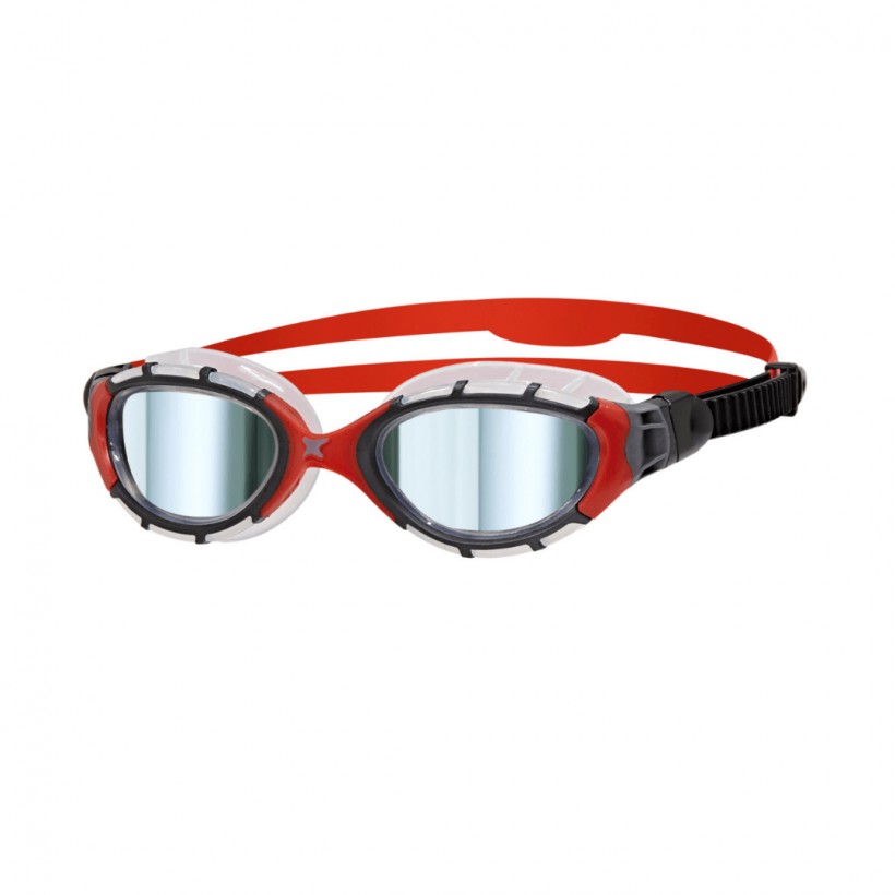 Gafas de Natación Zoggs Predator Flex Titanium Rojo Negro