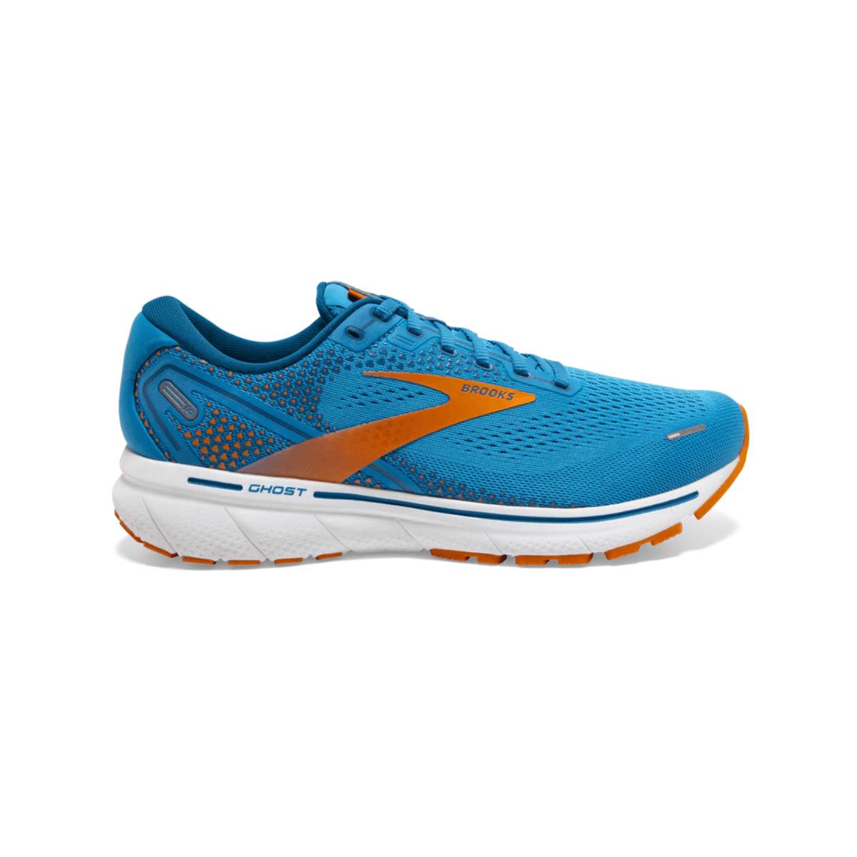 Brooks Ghost 14 Shoes Blue Orange White