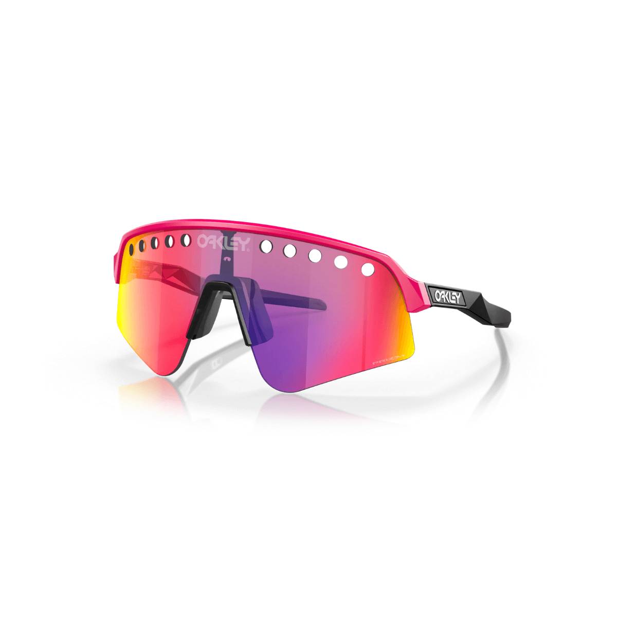 Pink günstig Kaufen-Oakley Lite Sweep Vented Brille Pink Linsen Prizm Road. Oakley Lite Sweep Vented Brille Pink Linsen Prizm Road <![CDATA[Eigenschaften Oakley Sutro Lite Sweep Vented Brille
 Im Jahr 2015 brachte Oakley Prizm-Gläser auf den Markt, sie maximieren d