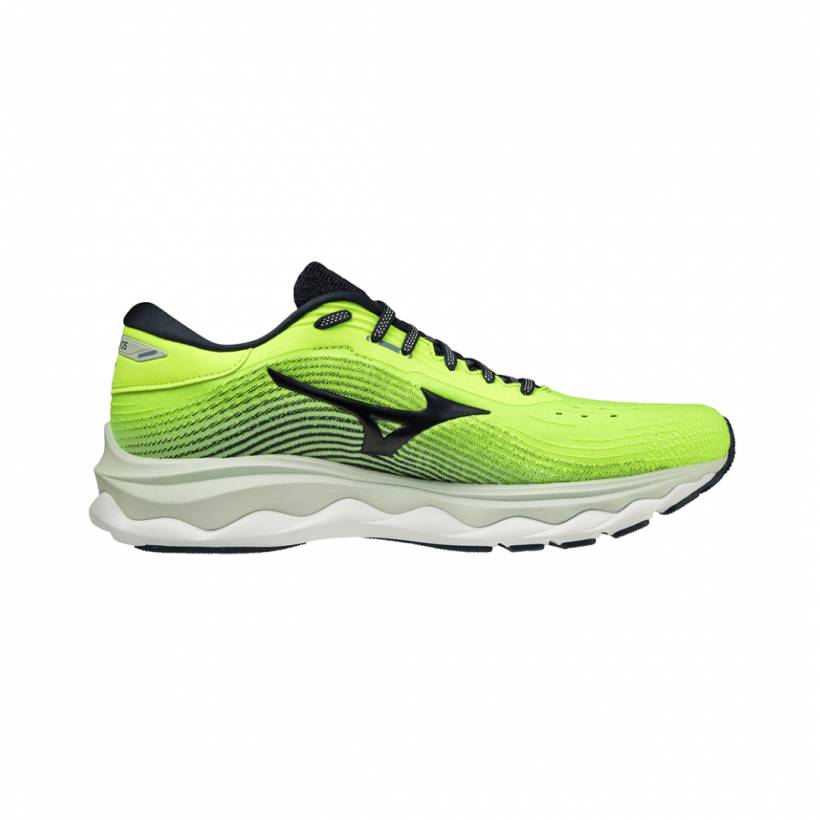 Zapatillas Mizuno Wave Sky 5 Lima Negro SS22