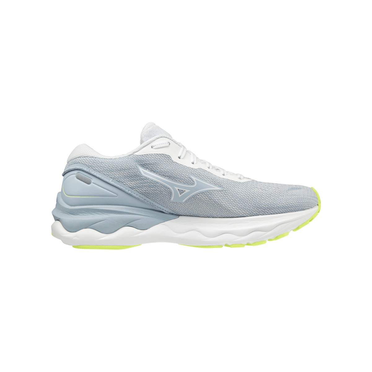 Zapatillas Mizuno Wave Skyrise 3 Gris Amarillo Mujer