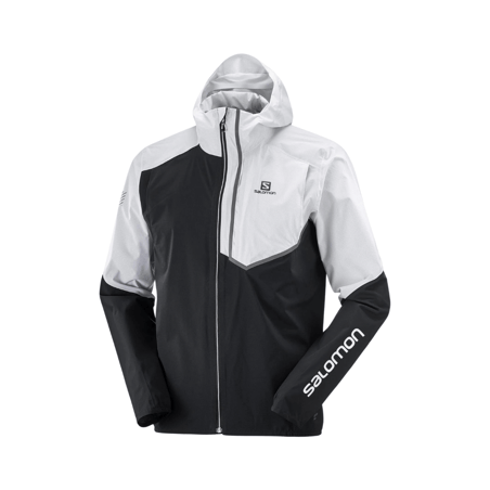 Jaqueta Salomon Bonatti Trail Branco Preto