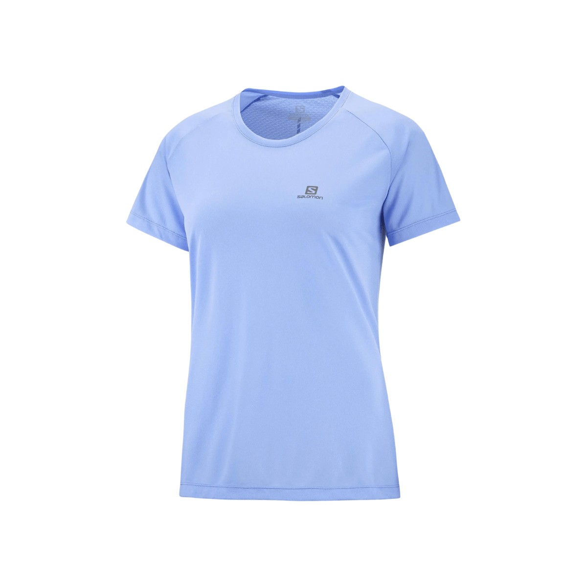 Camiseta Salomon Cross Rebel Manga Corta Azul Mujer, Talla XS