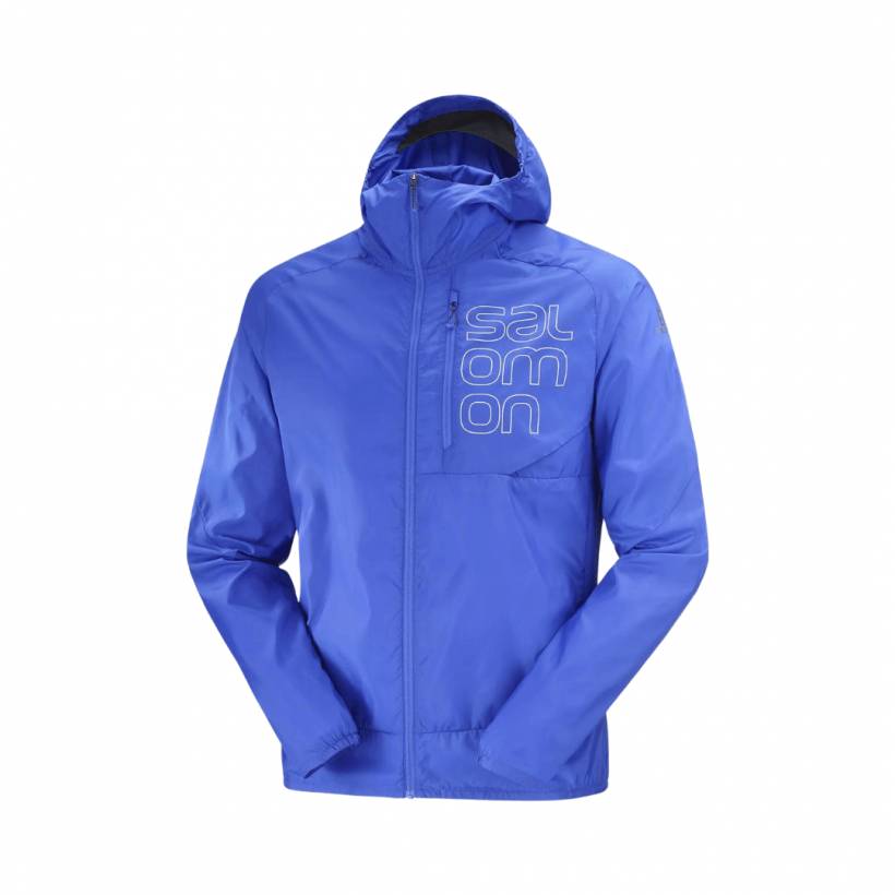 Salomon Cross Bonatti Wind Jacket Blue