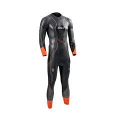 Combinaison en néoprène Zone3 Vanquish-X Noir Orange