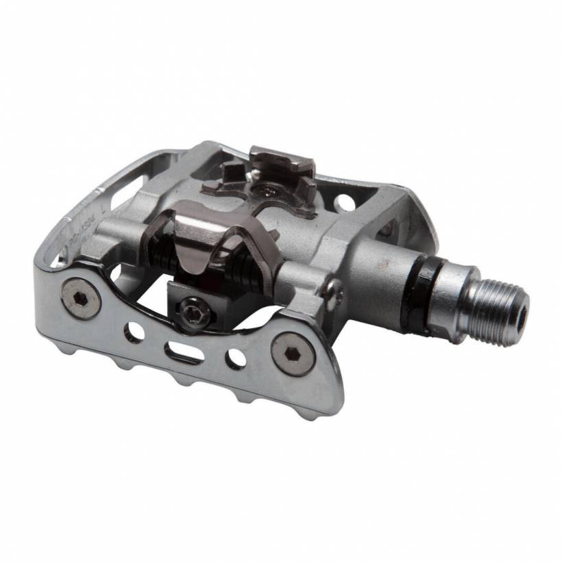 Shimano M324 SPD Pédales Avec Cales SM-SH56 Argent Bronze