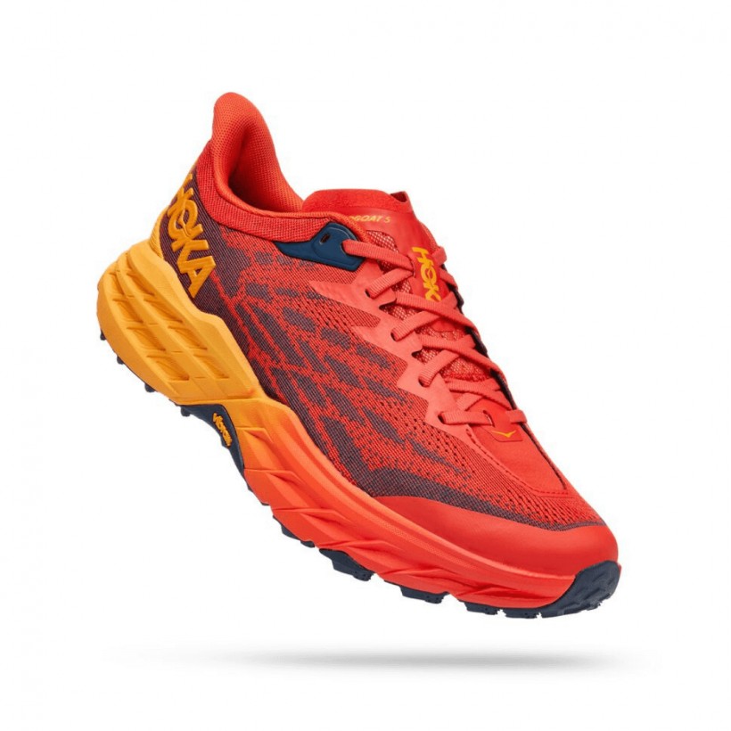 Hoka One One Speedgoat 5 Trailrunningschuhe Rot Orange SS22