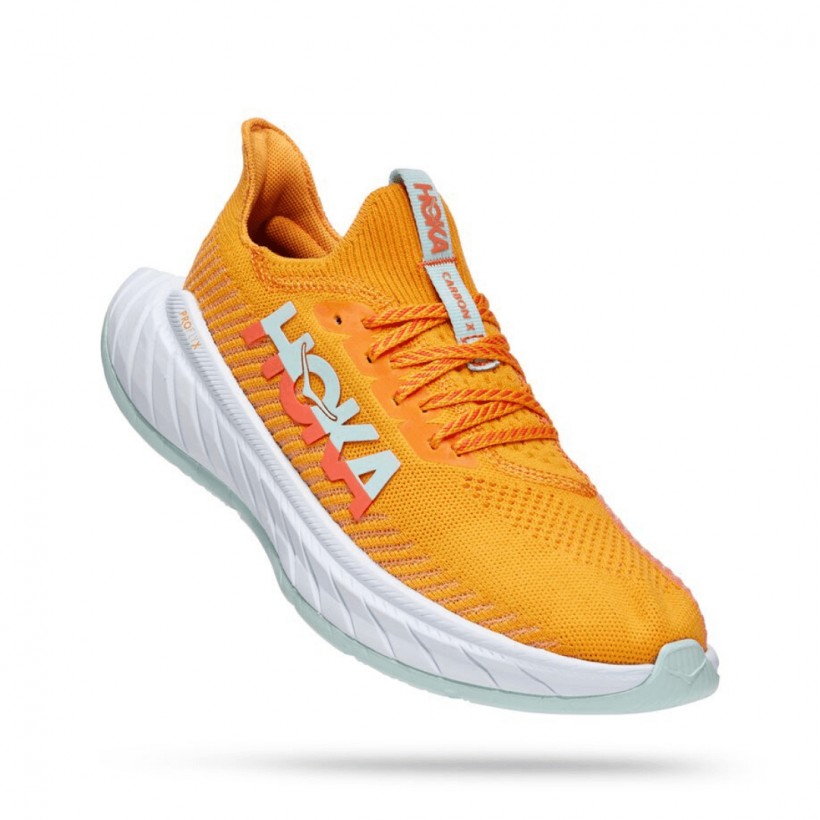 Hoka One One Carbon X 3 Orange Damen SS22 Schuhe
