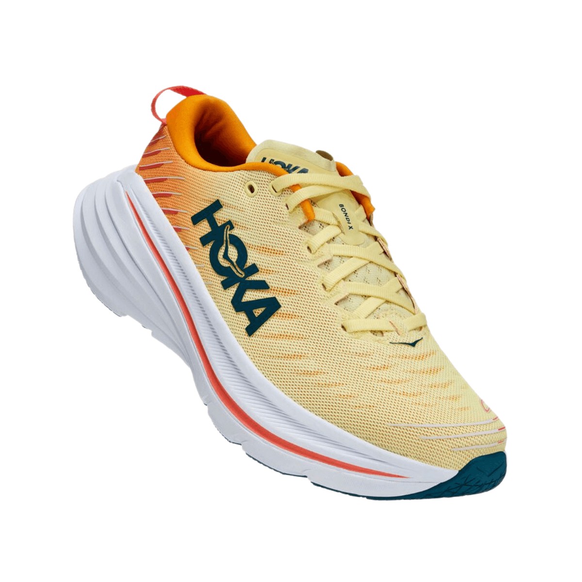 Zapatillas Hoka One One Bondi X Amarillo Naranja SS22, Talla EU 47 1/3