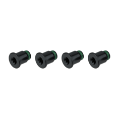 Sram Force 2X 107 BCD Zwarte Kettingbladboutset