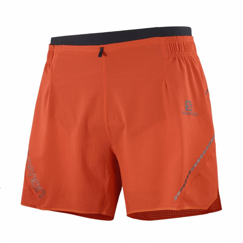 Salomon Sense Aero 5" Pantaloncini Rosso Grigio