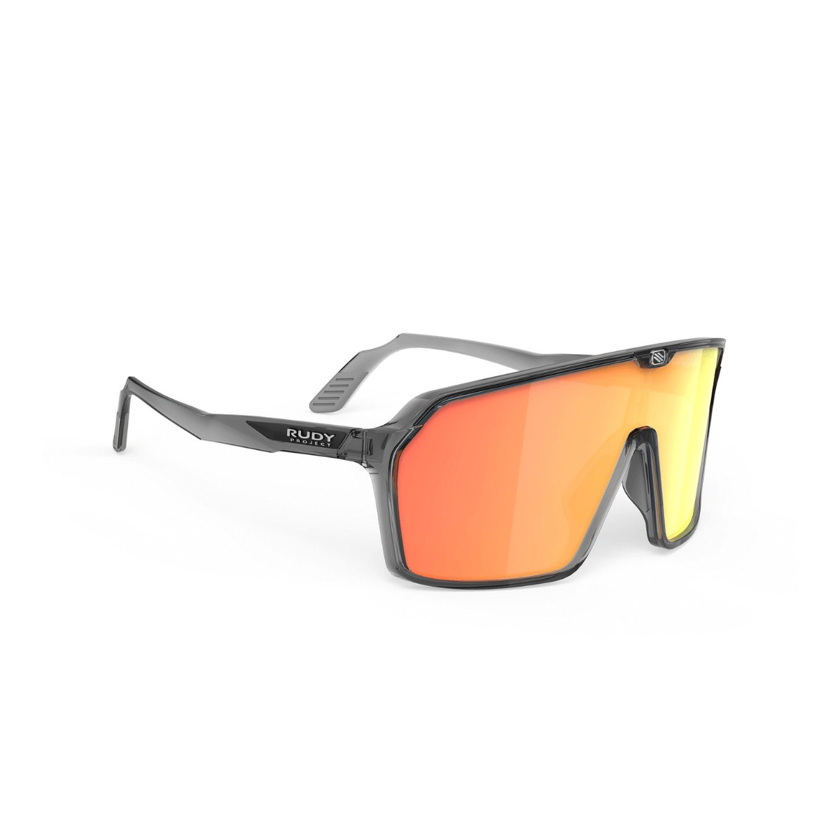 Image of Rudy Project Spinshield Brille Schwarz mit Orangenen Linsen