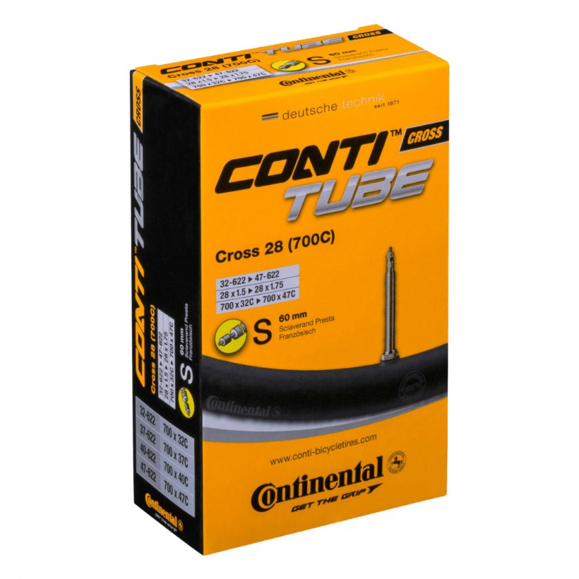 Chambre à air Continental 700x32-47 Road Cross Presta 60mm