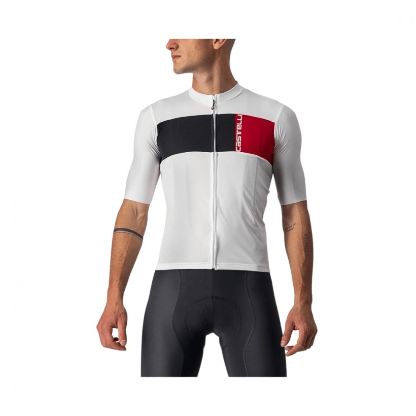 Castelli Prologo 7 Jersey White Black