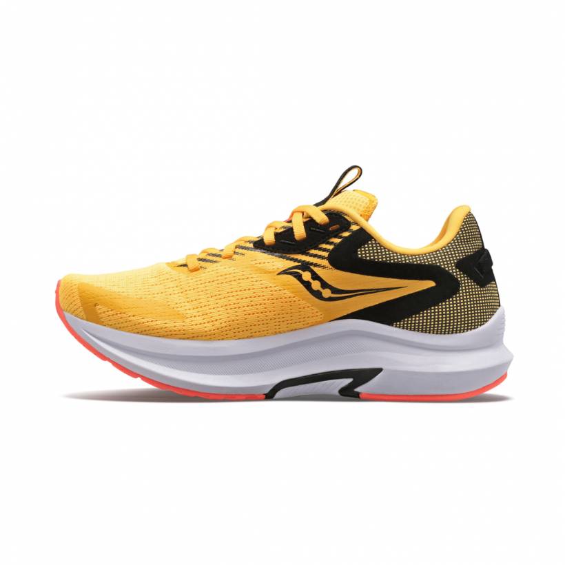 Chaussures Saucony Axon 2 Jaune Noir SS22