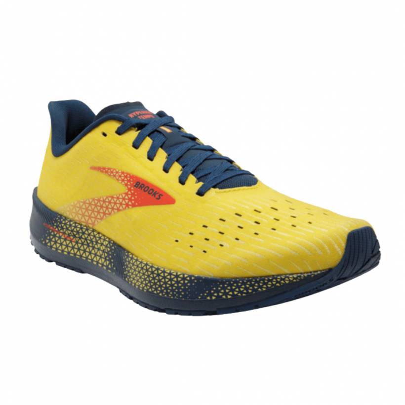 Chaussures Brooks Hyperion Tempo Jaune Rouge Bleu SS22