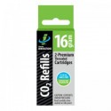 Pack de 2 CO2-16 gram threaded