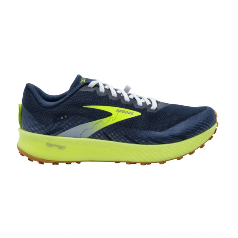 Brooks Catamount Shoes Blue Yellow SS22