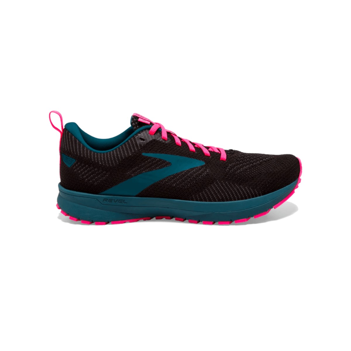 Brooks Revel 5 Women's Shoes Black Blue Pink SS22, Size 38,5 - EUR