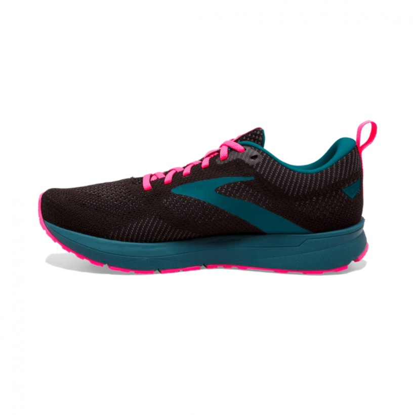 Brooks Revel 5 Schwarz Blau Rosa Damen Schuhe SS22