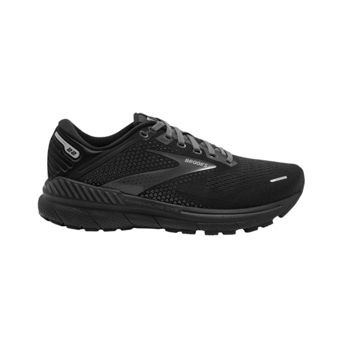 Brooks Adrenaline GTS 22 Wide Women's Shoes Black SS22, Size 37,5 - EUR