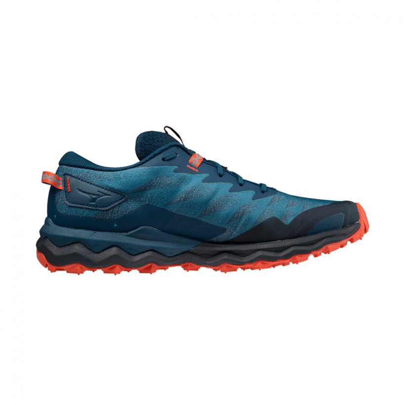 Mizuno Wave Daichi 7 Shoes Blue Orange SS22