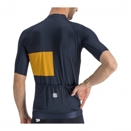 Maillot Sportful Snap Jersey Azul Amarillo