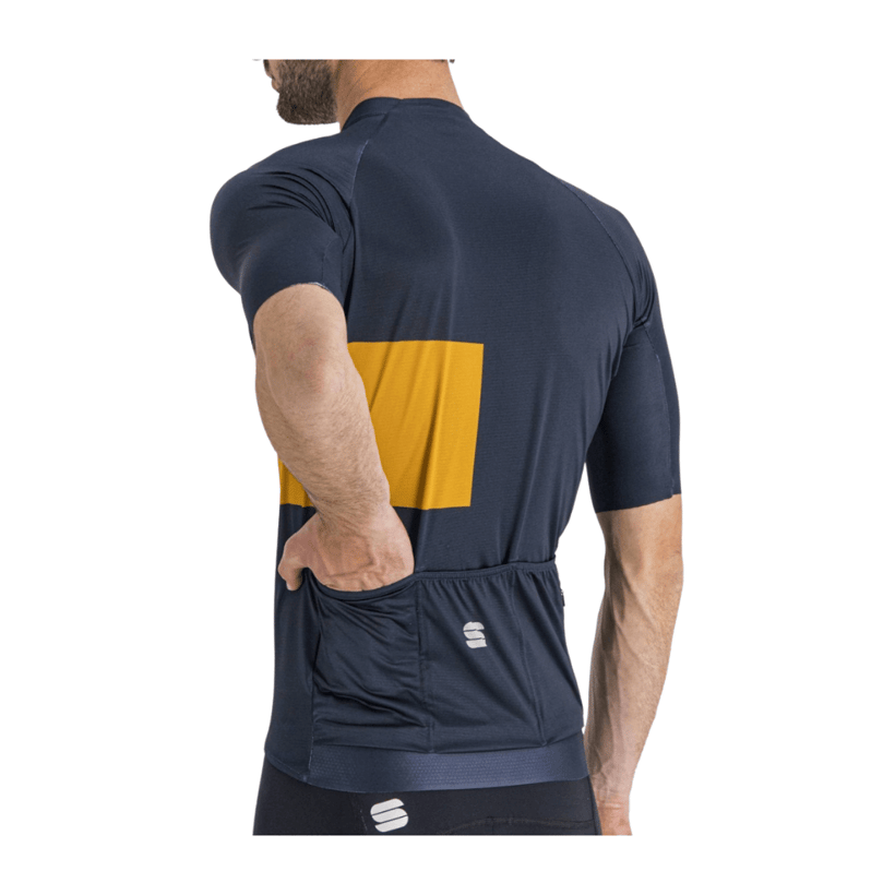 Sportful Snap Jersey Bleu Jaune